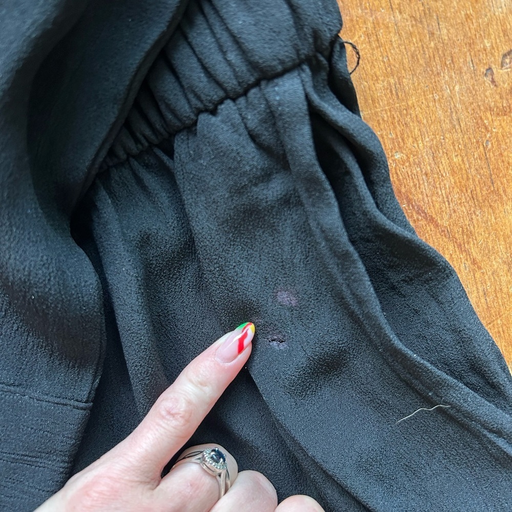 RARE Vintage Saint Germain Paris Black Embroidered Western Jumpsuit – Size 10 - Picture 6 of 8